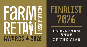 Shortlisted for 'Large Farm Shop of the Year' in the Farm Retail Association Awards 2026! 🏆