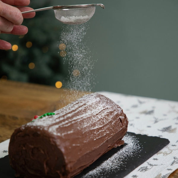 Homemade Yule Log near Hexham
